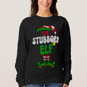 Egensinnig alvpyjamas matchande grupp julfirande t shirt