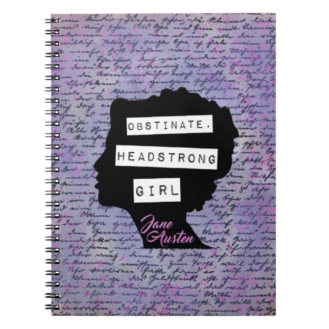Egensinnig Egensinnig Flick Pride & Prejudice  Anteckningsbok (Framsidan)