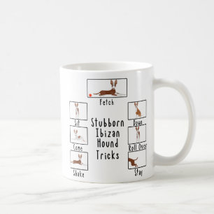 Egensinnig Ibizanhund trickser Podenco-hundrasen Kaffemugg