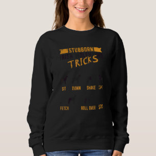 Egensinnig irländsk wolfhound-trick Sitter Ner Ska T Shirt