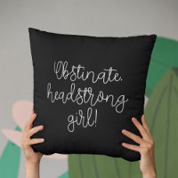 Egensinnig viljestark flicka Jane Austen-citat
