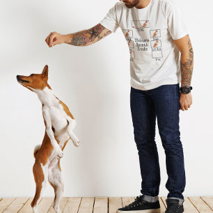 Egensinniga Basenji Trix Humor Rolig Hund Röd T Shirt