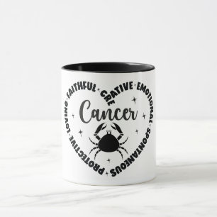 Egenskaper för Cute Zodiac-tecken/cancer Mugg