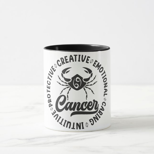 Egenskaper för Cute Zodiac-tecken/cancer Mugg (Center)