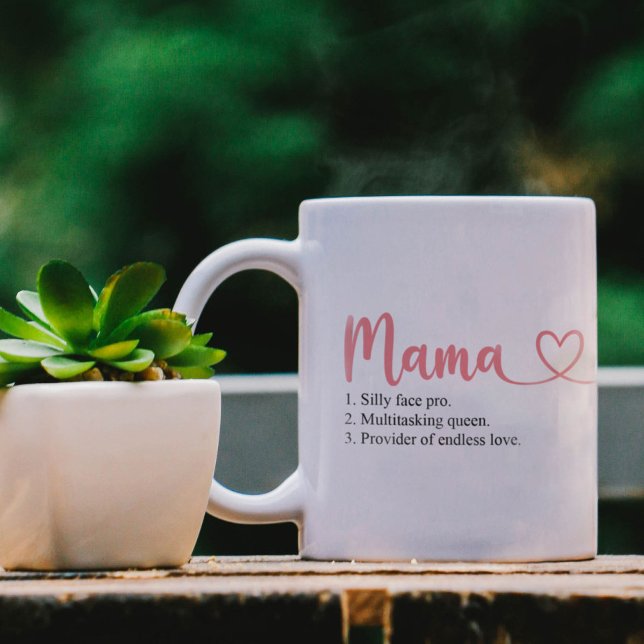 Egenskaper hos Bästa Mamma Mamma Mors dag Två-Tonad Mugg (Skapare uppladdad)