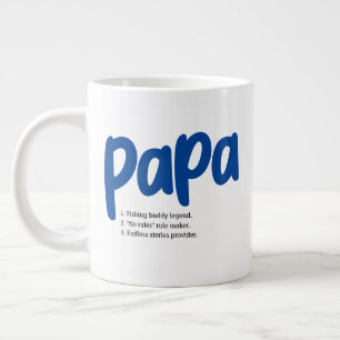 Egenskaper hos Best Grandpa Pappa Fars dag Jumbo Mugg