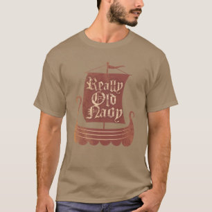 Egentligen gammal marinskandinavT-tröja T-shirt