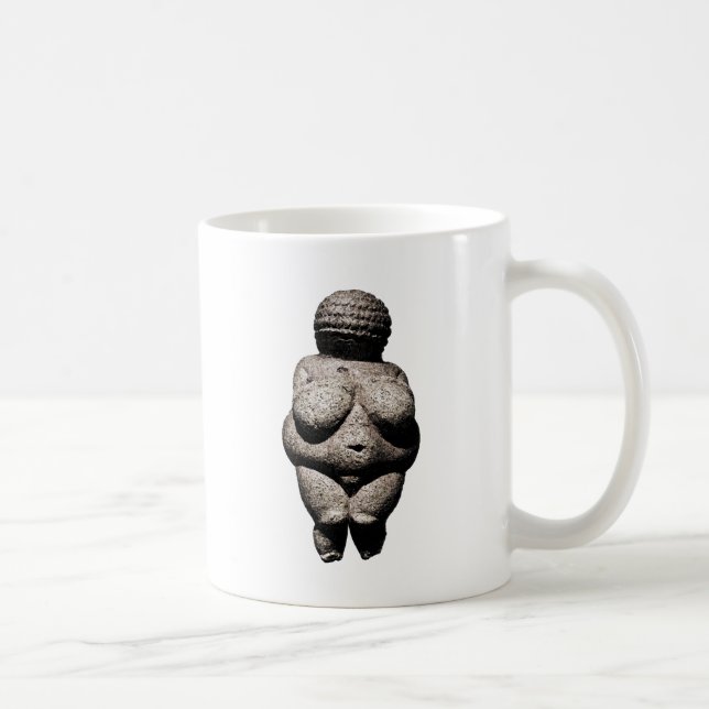Egentligen gammala kvinnor: Venus av Willendorf Kaffemugg (Höger)