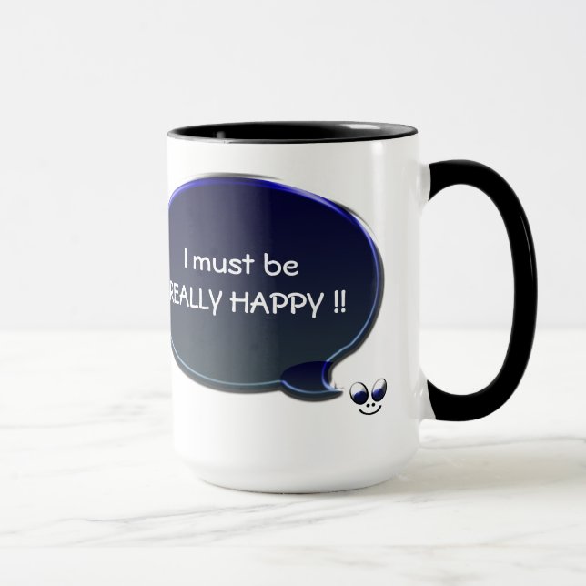 Egentligen lycklig mugg (Höger)