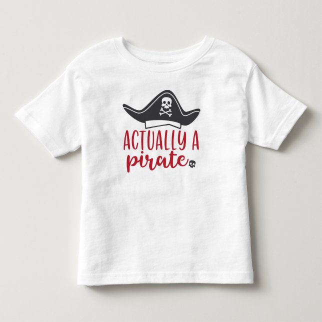 Egentligen Pirat T Shirt (Framsida)