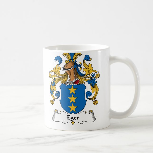 Eger familjvapensköld kaffemugg (Höger)