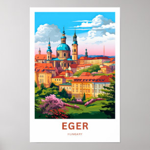 Eger Hungary Travel Print Poster