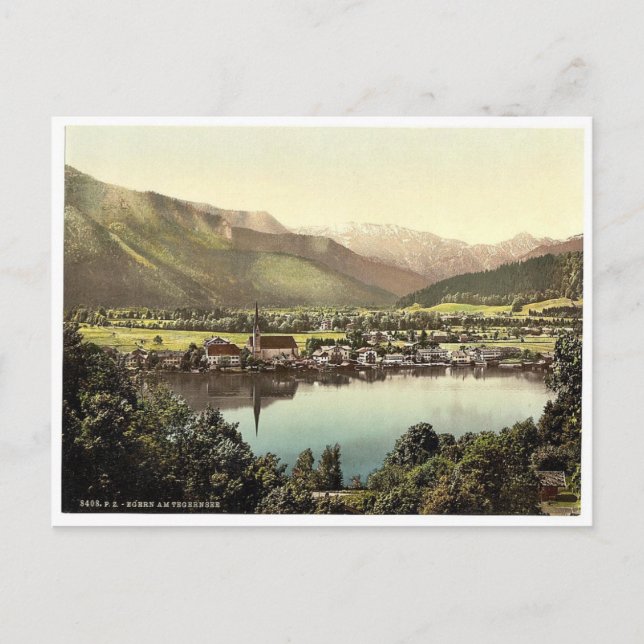 Egern, Tegernsee, Upper Bavaria, Tyskland klassisk Vykort (Framsida)