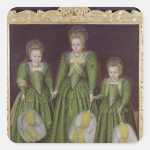 Egerton Sisters, 1601/02 Fyrkantigt Klistermärke