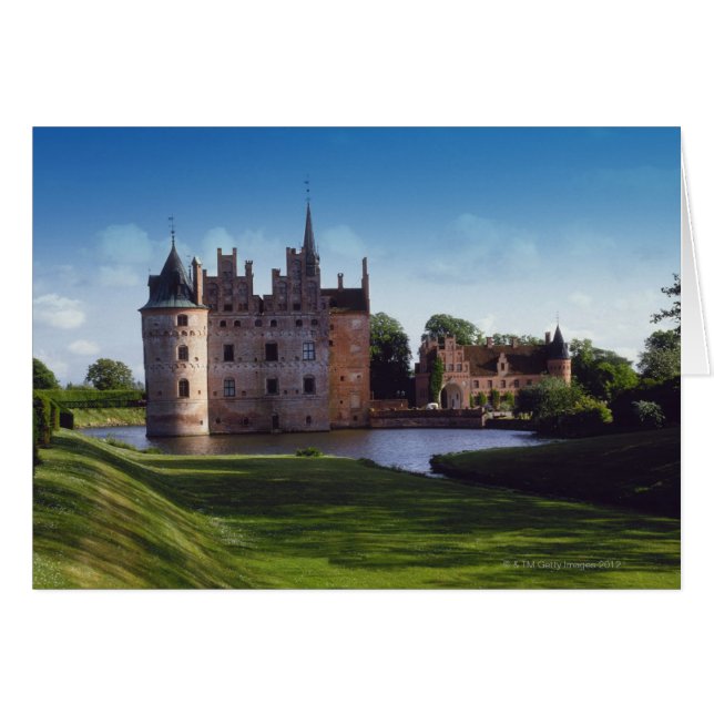 Egeskov Castle, Danmark Hälsningskort (Framsidan Horizontal)