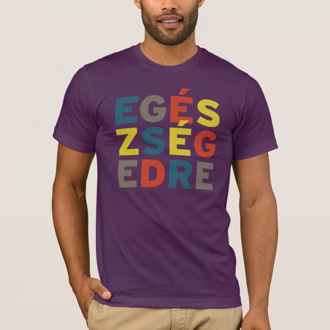 Egészségedre t-shirt (Framsida)