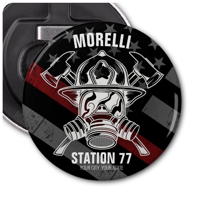 Eget NAMN Brandstridsinstans Station Flasköppnare (Skapare uppladdad)