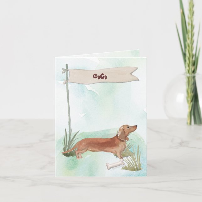 Eget namn Chocolate Lab Pet-Hund Anteckningskort (Framsida)