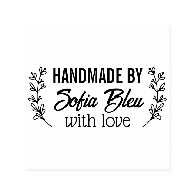 Eget namn eller namn-etiketter för textilier självfärgande stämpel (Design)