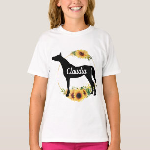 Eget namn Equestrian Arabian-häst T-Shirt