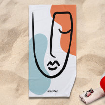 Eget namn för Abstrakt av färgad blå Orange