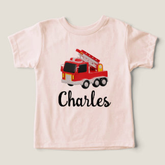 Eget namn för brandlastbil t shirt
