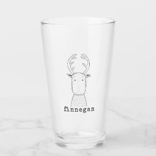 Eget namn för ljus av ren enkel linje glaskopp