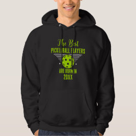 Eget namn för Pickleball-nummer Födelsedatum Hoodie