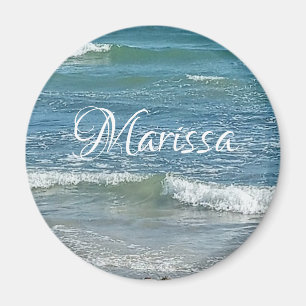 Eget namn för Sudsy Blue Atlantic Ocean Shore Magnet