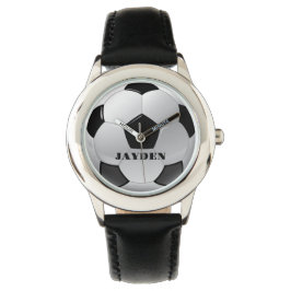 Eget namn Fotbollens Personlig Boys Watch Armbandsur