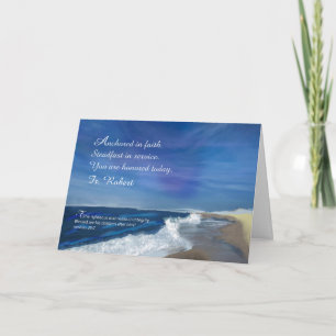 Eget namn katolsk Priest Fars dag Ocean Kort