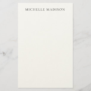 Eget namn läge trendig minimalistisk professionell brevpapper