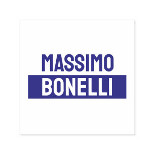 Eget Namn Minimalistisk Modern Enkel Självfärgande Stämpel