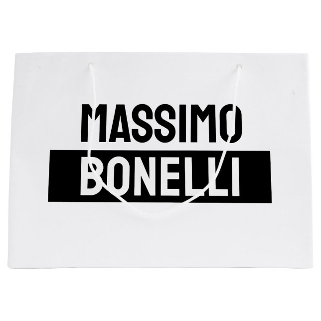 Eget namn minimalistisk modern enkel svart vit (Framsidan)