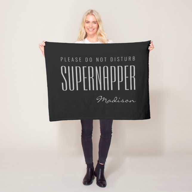 Eget namn och filtar för färg SUPERNAPPER-filtar (På plats)