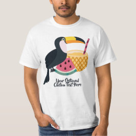 Eget namn och text Toucan-illustration T Shirt