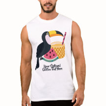 Eget namn och text Toucan-illustration