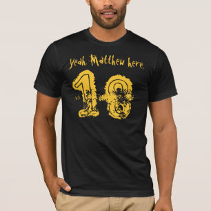 Eget namn på artonde födelsedagen tee shirt