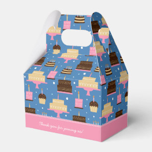 Eget namn på fågeldagskaka Mönster + Hälsning Presentaskar