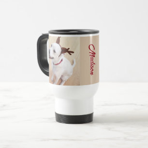 Eget namn på Hund Reindeer Resemugg