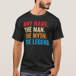 Eget namn på mannen, myten om den förklarande retr t shirt