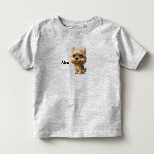 Eget namn på Yorkie Puppy T Shirt