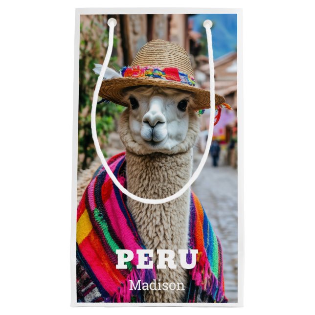 Eget namn Peru Llama (Framsidan)