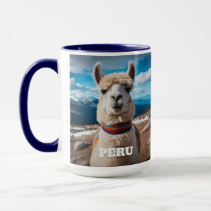 Eget namn Peru Llama Mugg
