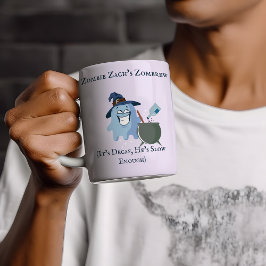 Eget namn, sarkastiskt spökdrycksgåva kaffemugg