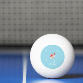 Eget namn Söt änglar i blått Pingisboll