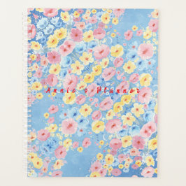Eget namn Stylist Blommigt Planner