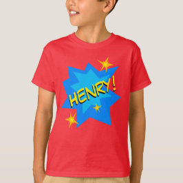 Eget namn Superhjälte Boy's T Shirt