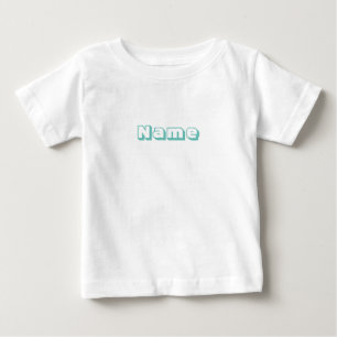 Eget namn tektext söt t shirt