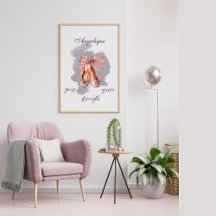 Eget namn Text Ballet Pointe Shoes Ballerina